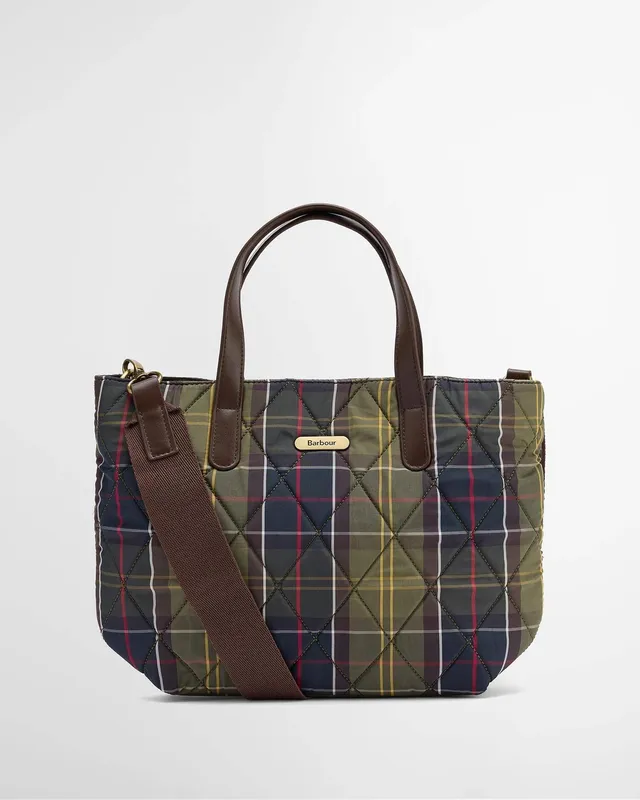 Barbour LBA0431 Mini Quilted Tote borsa donna tartan