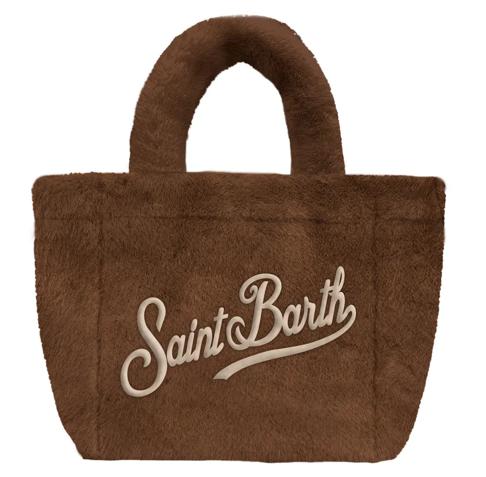 MC2 Saint Barth Vanity Mini borsa marrone pelo