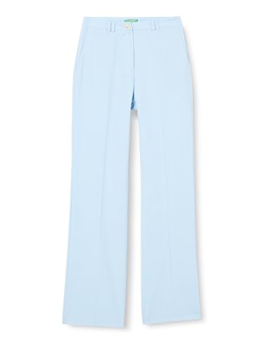 Benetton 4RGYDF05O Pantaloni Donna Poliviscosa Piega