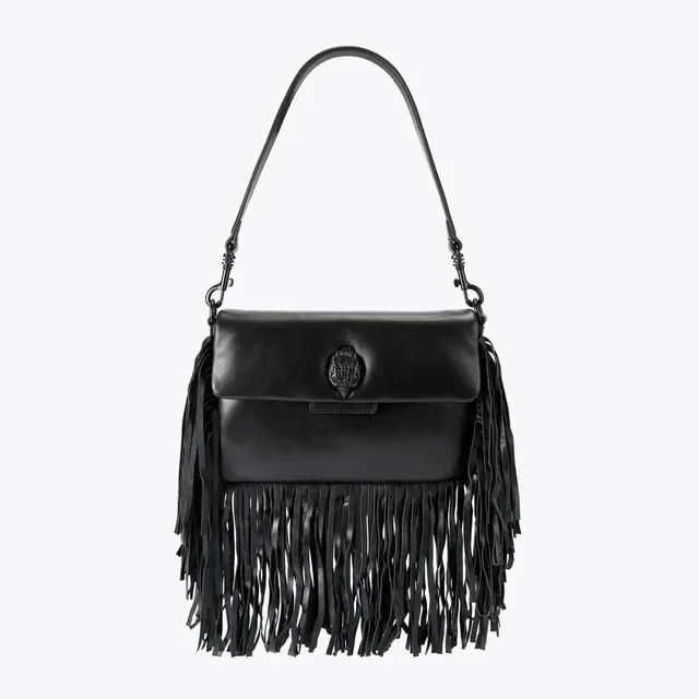 Kurt Geiger Oxford Fringe 5846300109 borsa pelle nera