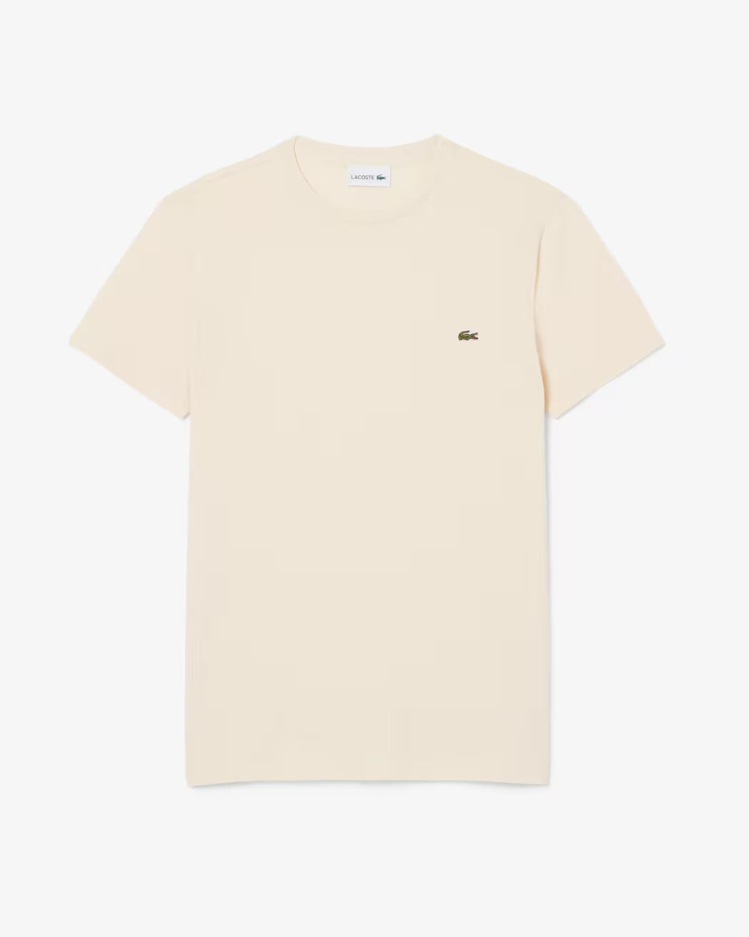 Lacoste TH6709 T-Shirt Uomo Beige Cotone Pima