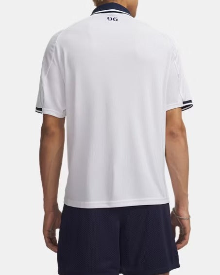 Under Armour 77-6009881 Terrace polo uomo bianco jacquard