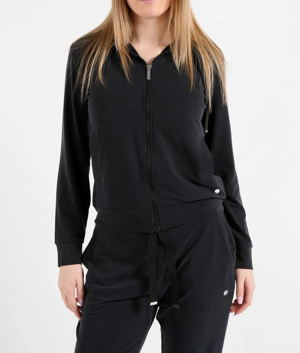 Colmar 9292 4ZV Silken felpa donna nero modal stretch