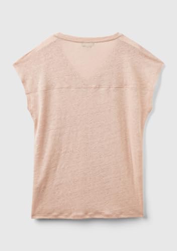 Benetton T-Shirt Donna Maglietta Cotone Jersey Manica Corta