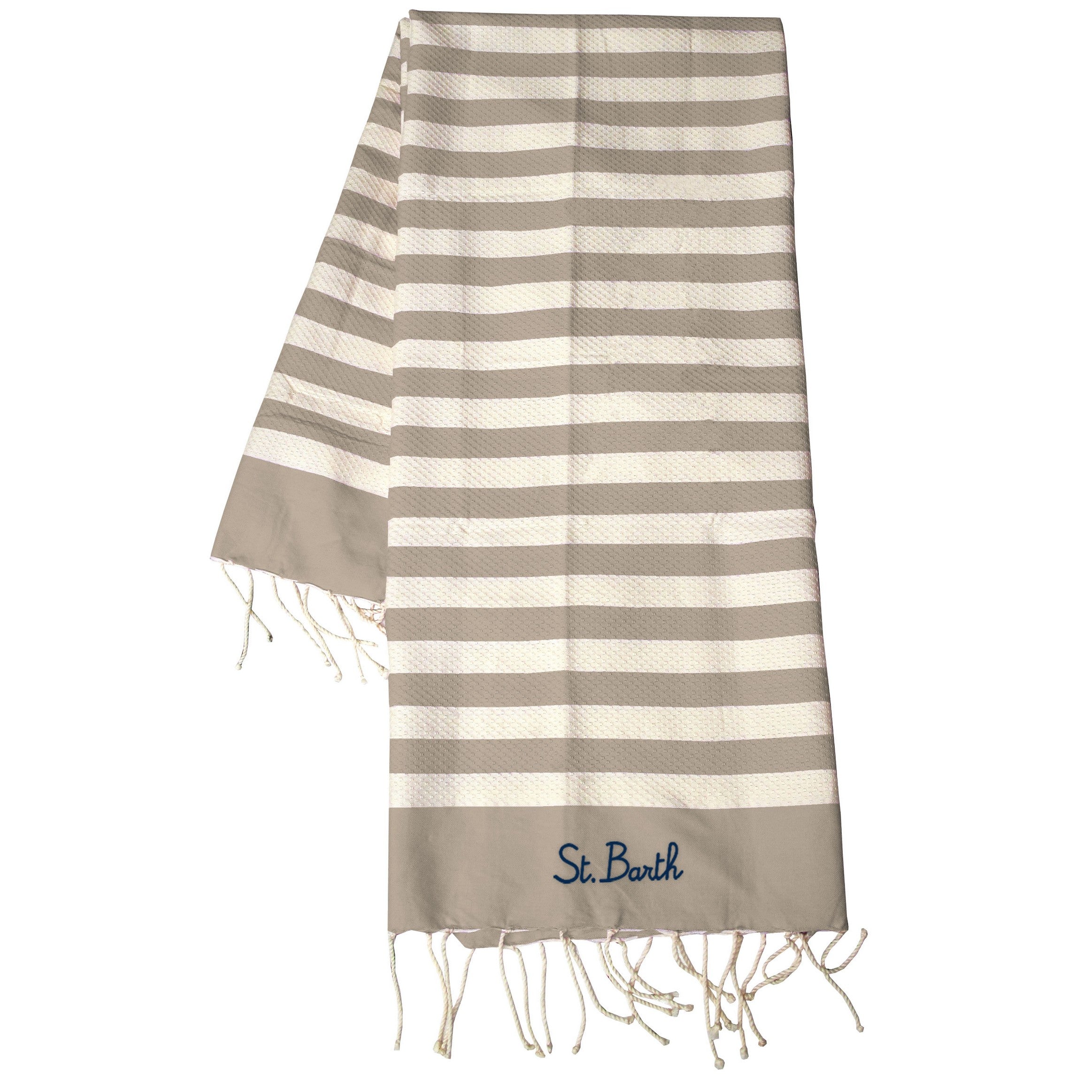 MC2 Saint Barth Foutas N 02753L Telo Mare Beige Righe