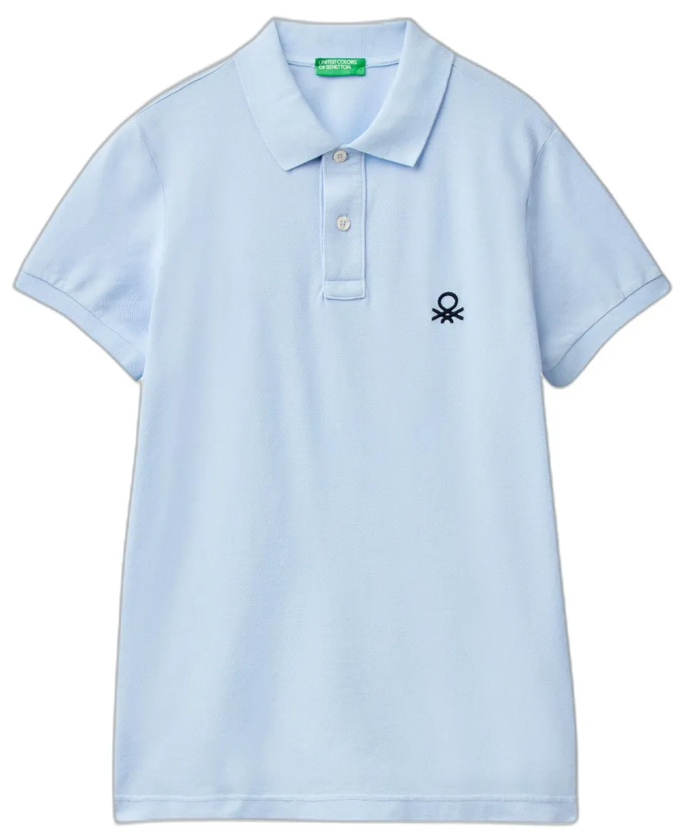 Benetton 3089j3178 maglia polo uomo manica corta cotone