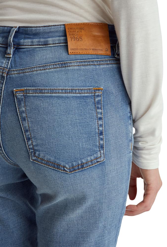 Benetton Jeans Bootleg 5 Tasche Stretch Denim