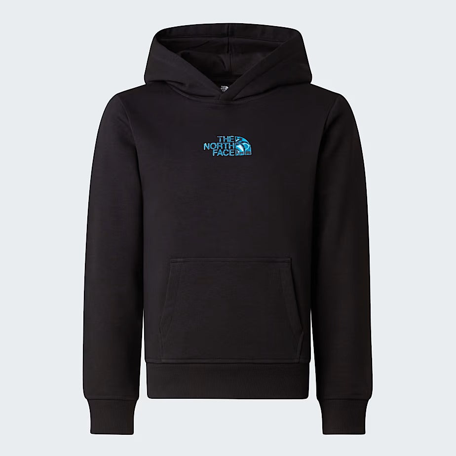 The North Face Liquid Logo NF0A8G1Y Felpa Tnf Black Cotone