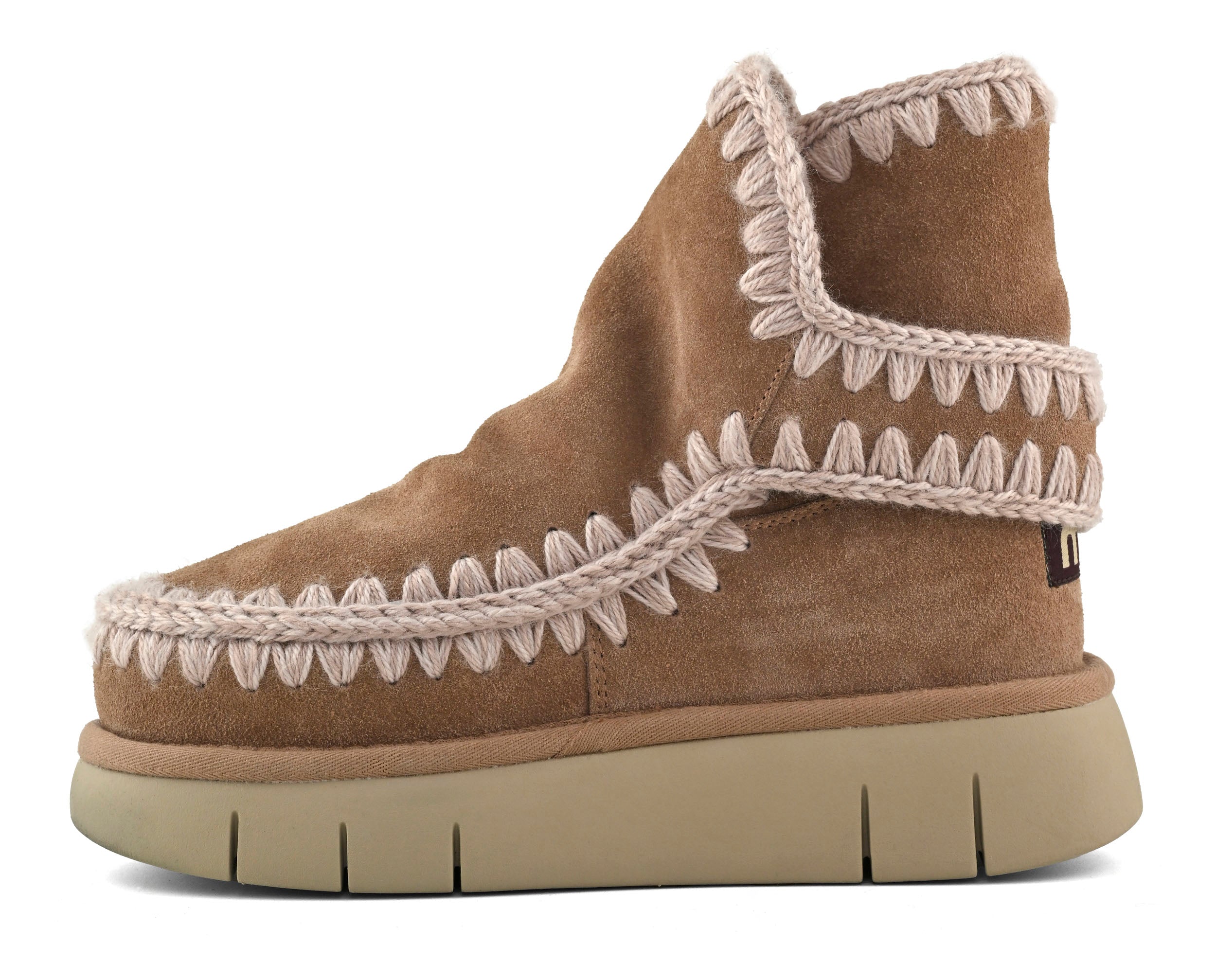 Mou Bounce Boot FW531020A stivaletto pink brown montone