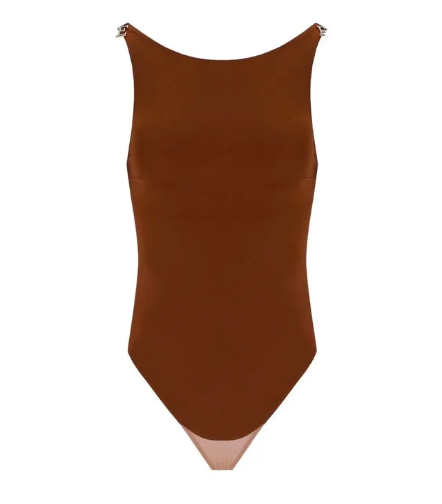 Elisabetta Franchi BO05067E2 Body Donna Sigaro Jersey