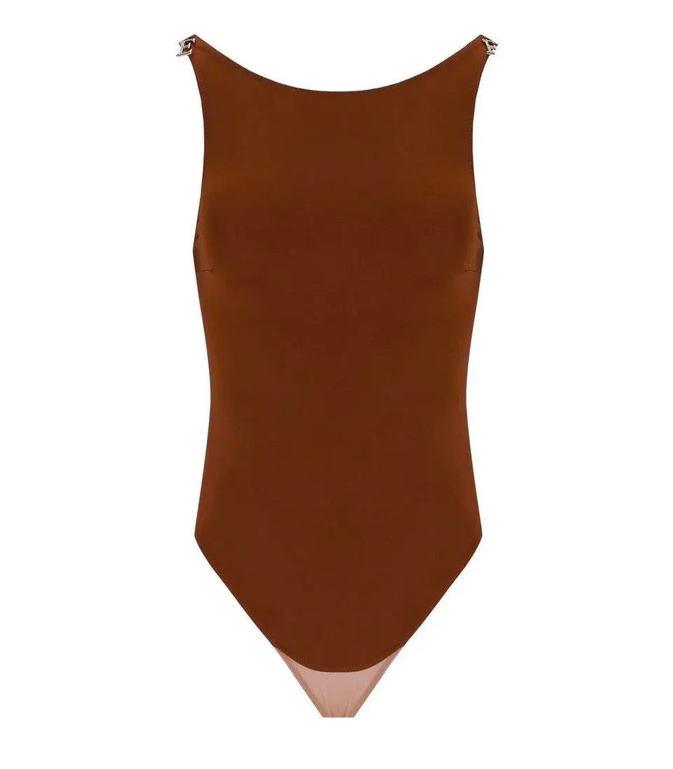Elisabetta Franchi BO05067E2 Body Donna Sigaro Jersey
