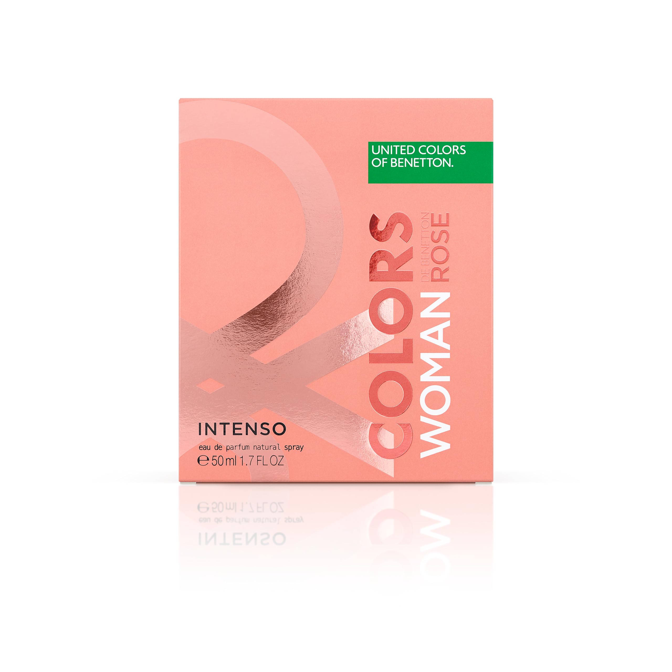 Benetton Colors Rose Intenso Eau de Parfum Donna 50 ml floreale