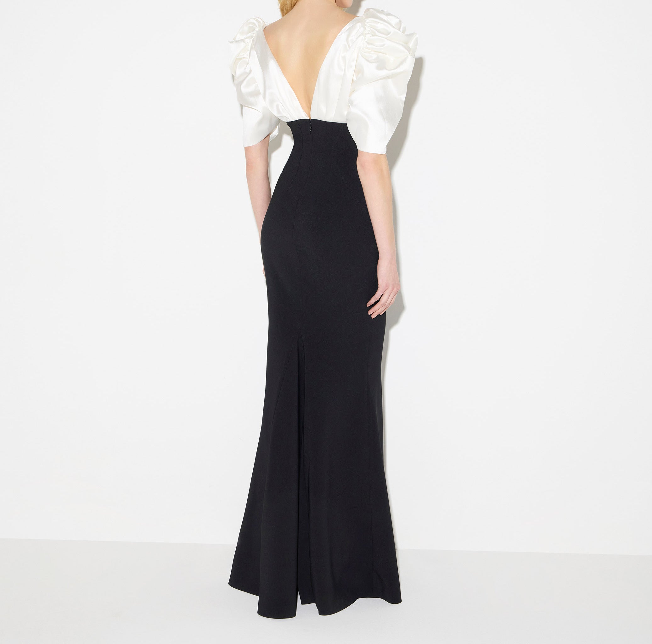 Elisabetta Franchi ABR0967E2 Abito Avorio Nero gazar