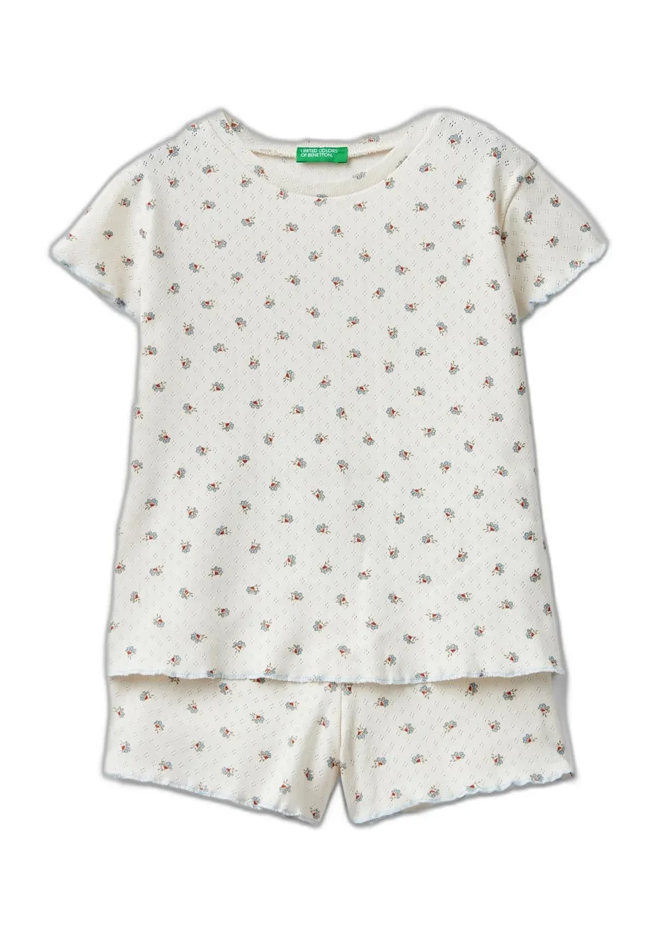 Benetton 3pmu0p060 Pigiama Bambina Corto Costina M