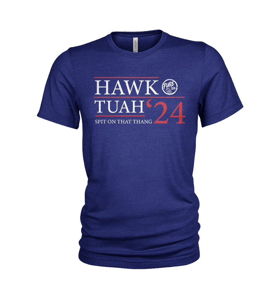 Pure Trash Hawk Tuah 24 maglietta uomo nero cotone