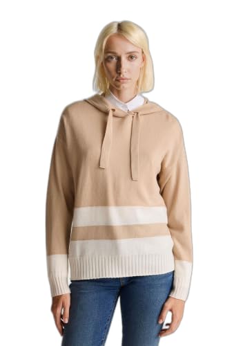 Benetton Felpe e Tute Felpa con Cappuccio Boxy a Righe