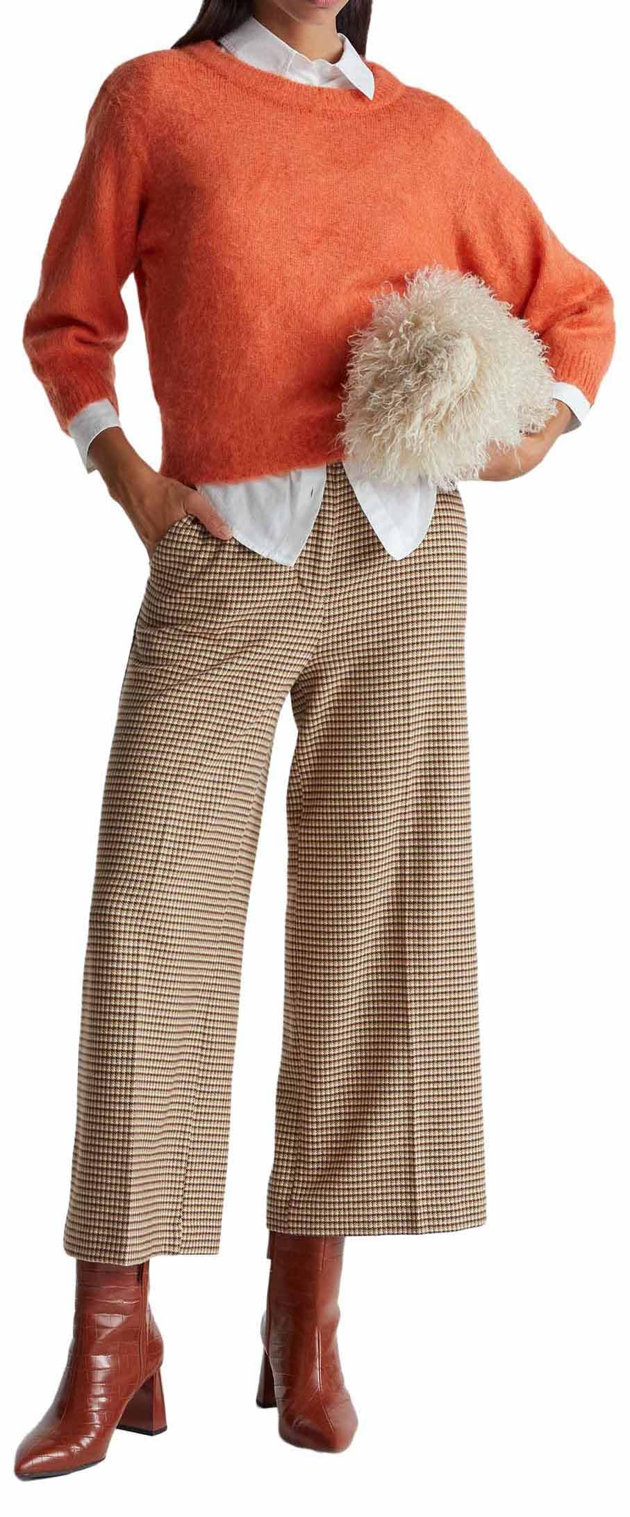 Benetton 44bwdf0aa Pantaloni Donna 42 Vita Alta
