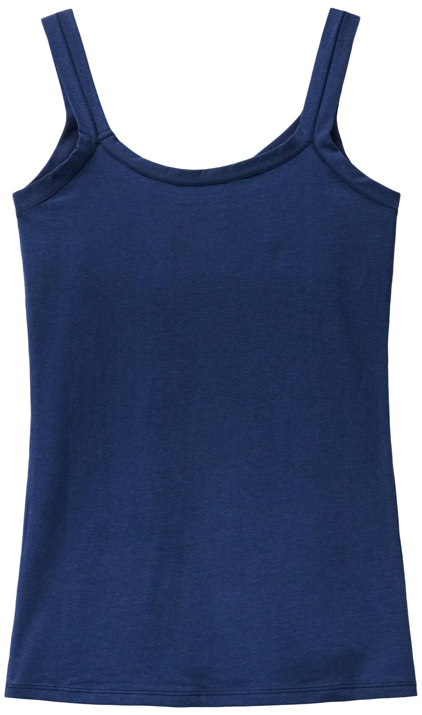 Benetton canottiera donna cotone blu notte 252 canotta basic