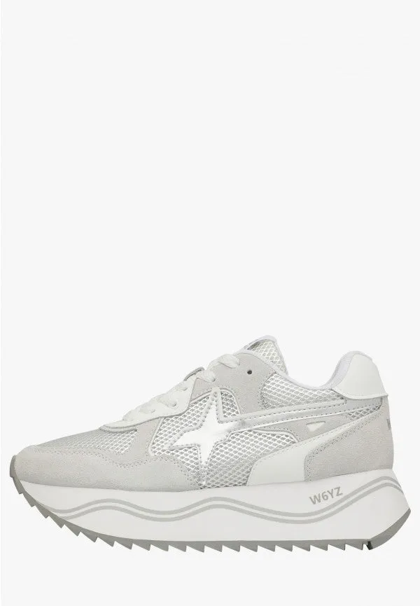 W6YZ Deva W 2017405 sneakers donna grigio argento