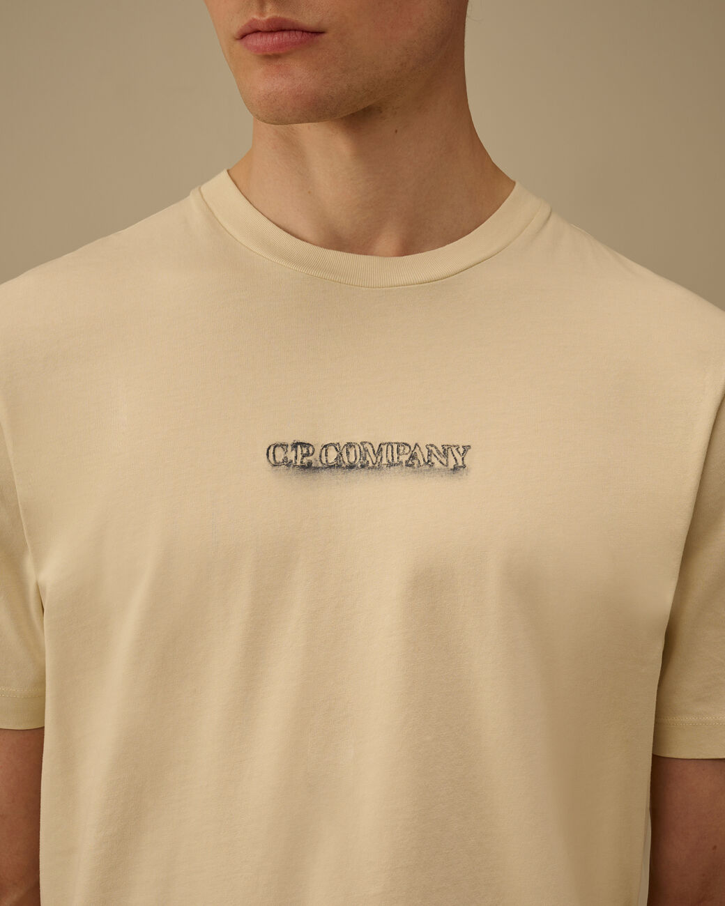 C.P. Company 20CMTS292A t-shirt Frozen Dew jersey logo