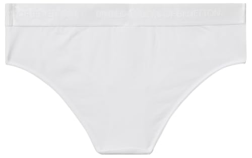 Benetton Slip 3OP81S01L Fianco Alto Cotone Organico Donna