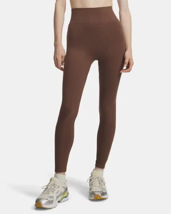Under Armour 77-6010166 leggings donna Brown seamless