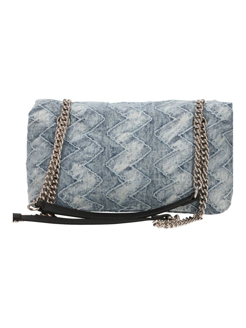Gaelle Paris GAACW03103 Borsa Donna Blu Denim Tracolla Catena