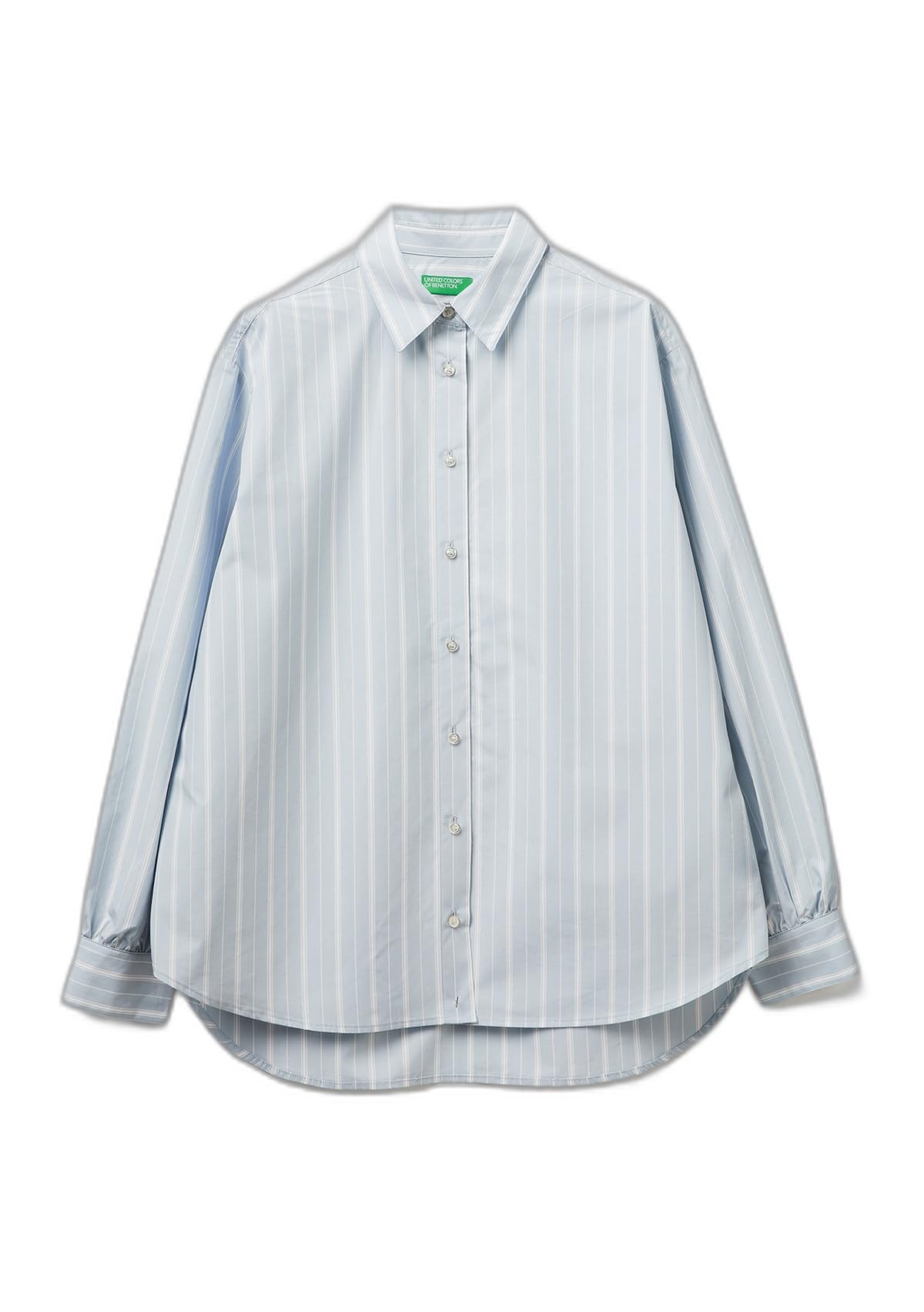 United Colors of Benetton 5x20dq0dj Camicia Donna Panna Cotone