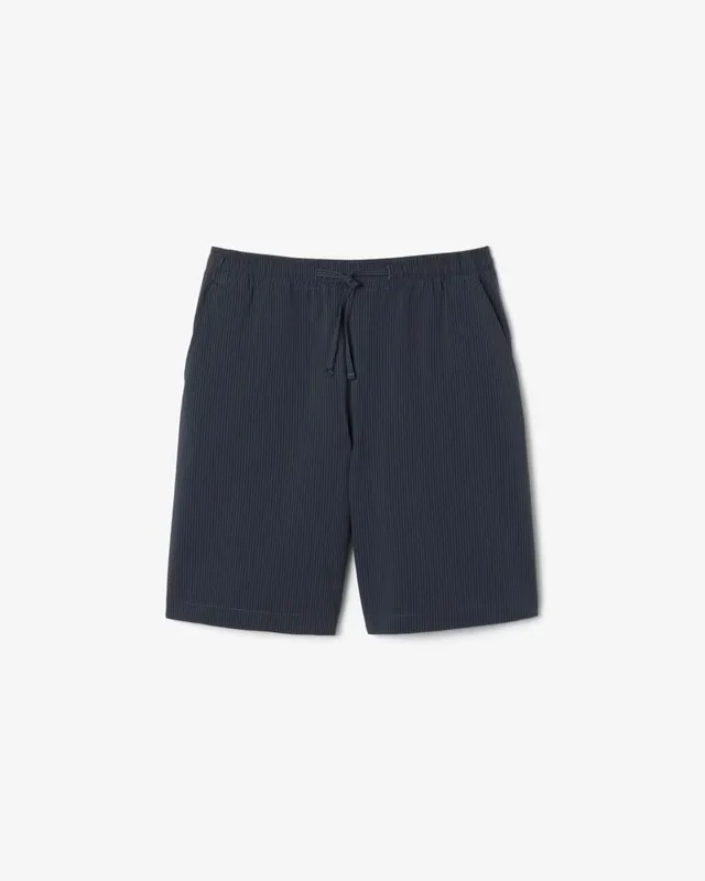 Lacoste GH1977 shorts uomo seersucker noir gris