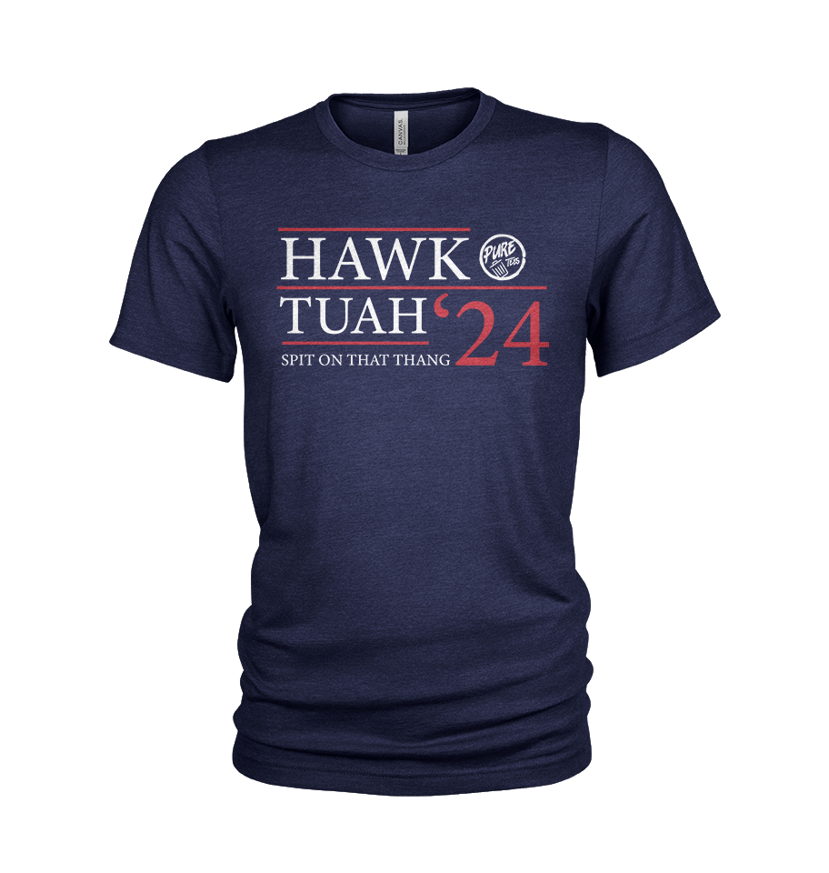 Pure Trash Hawk Tuah 24 maglietta uomo nero cotone