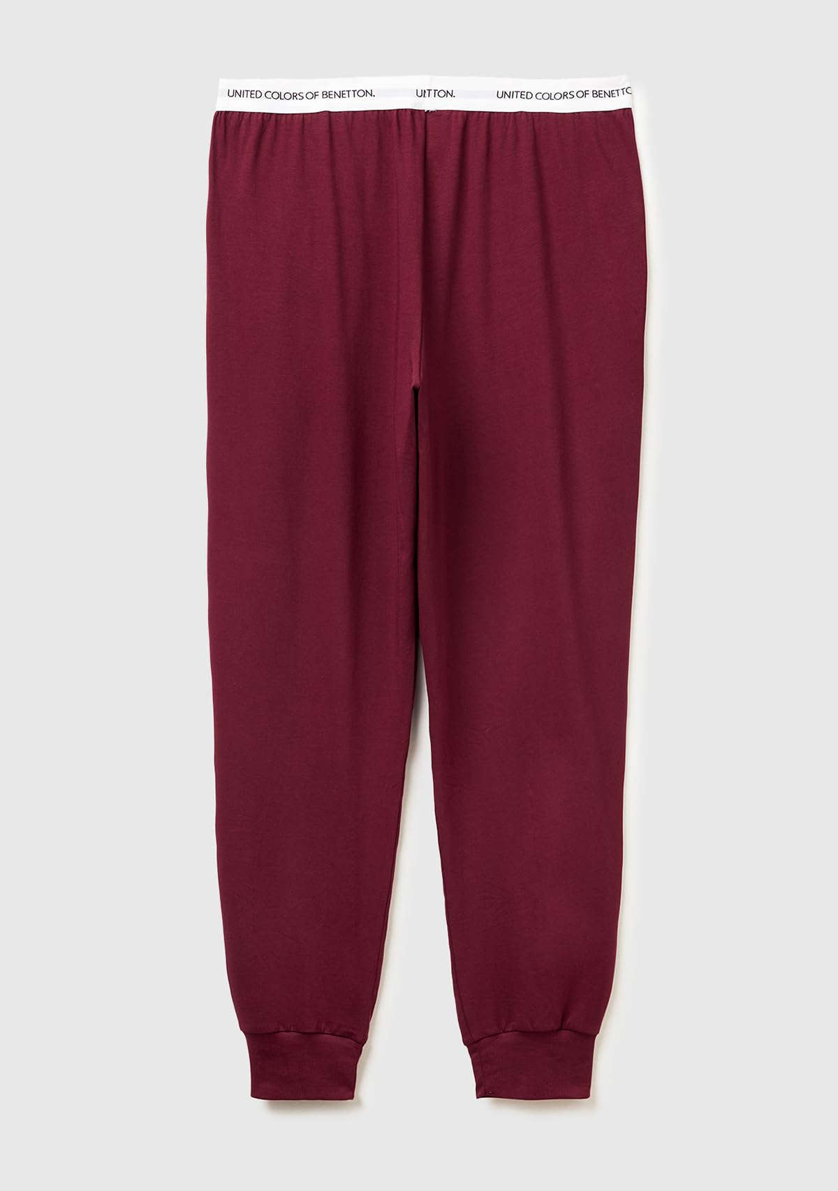 Benetton 30964f00v Pantalone Pigiama Uomo jersey polsino