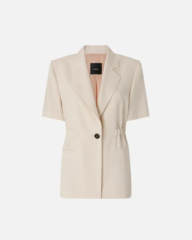 Pinko Assago 106912 A2W6 giacca donna bianco crema