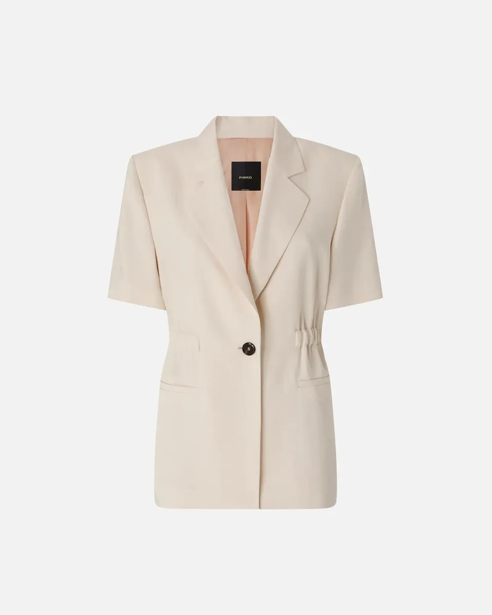 Pinko Assago 106912 A2W6 giacca donna bianco crema