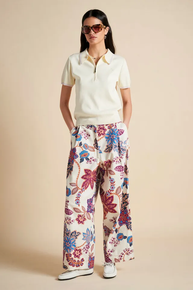 Karen Walker Avante Pantaloni cotone bio fantasia