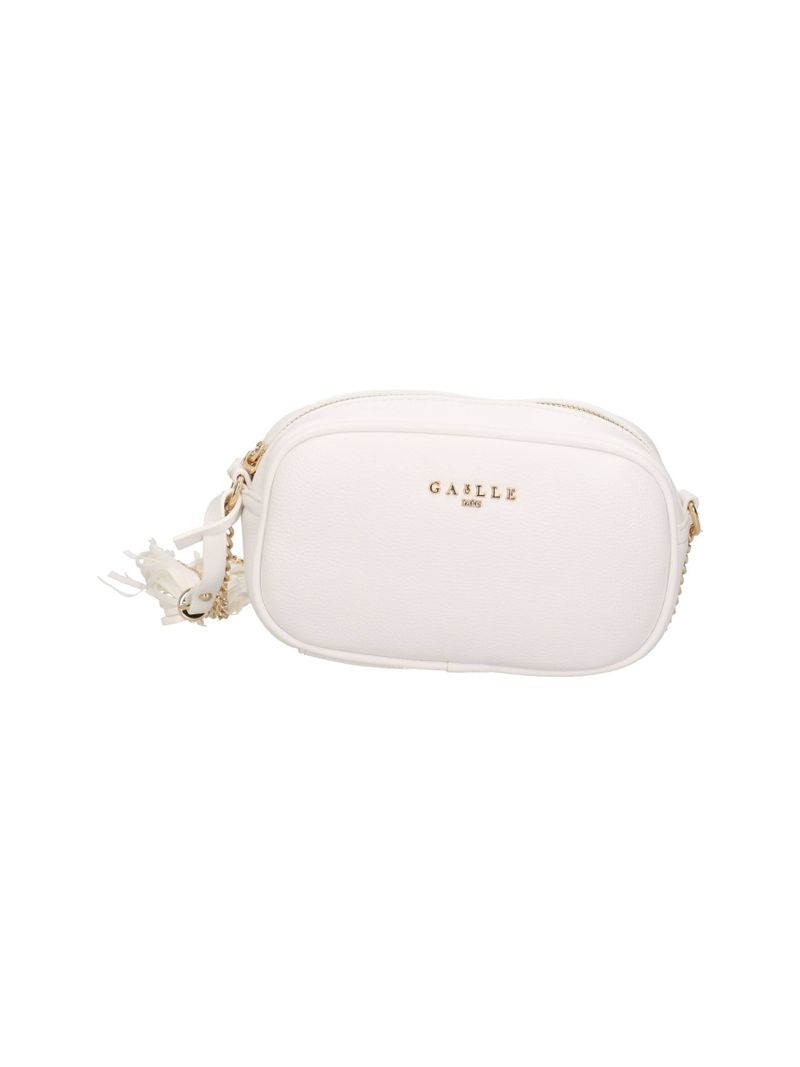 Gaelle Paris GAACW03053 Mini Camera Bag Donna Bianco