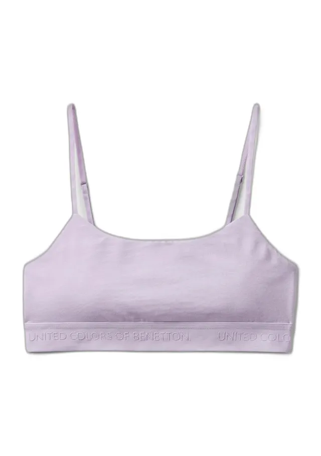 Benetton Intimo e Pigiami Top S Malva 26g Cotone Bio