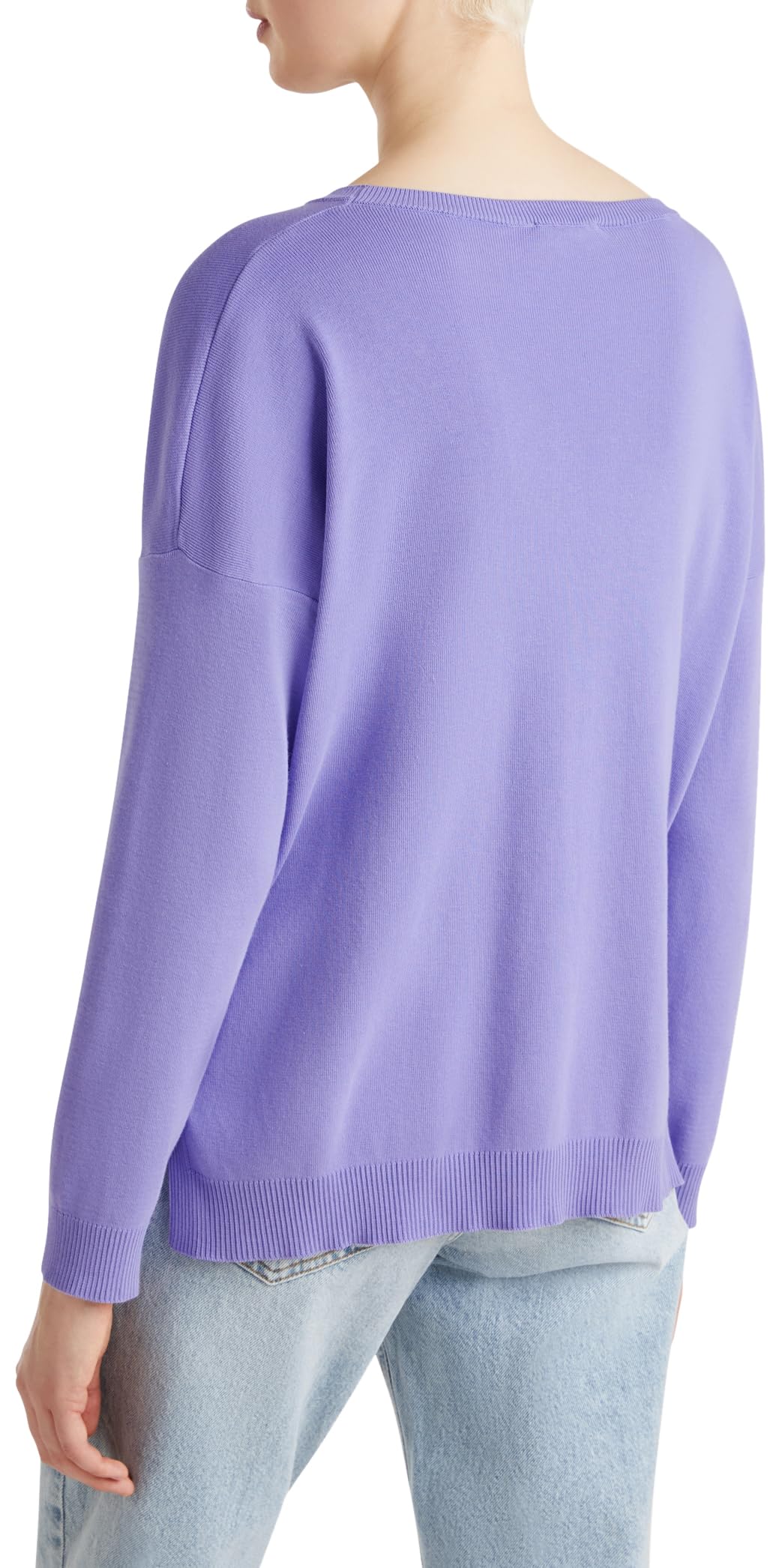 Benetton Maglieria maglia donna barca over in costina