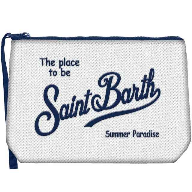 MC2 Saint Barth Aline Piquet 01274L Pochette Bianco