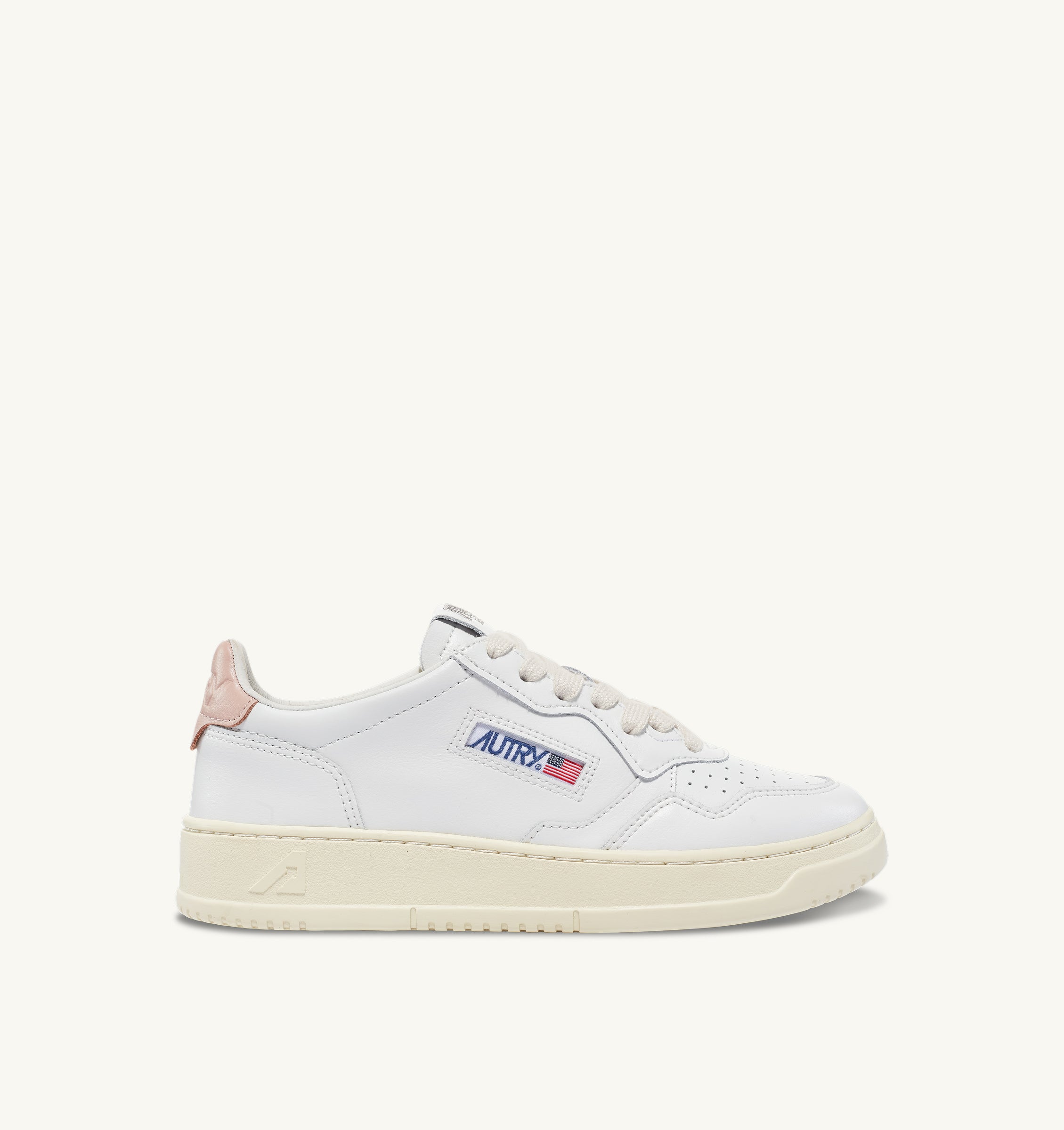 Autry Medalist Low AULW-LL16 Sneaker White Pink Donna