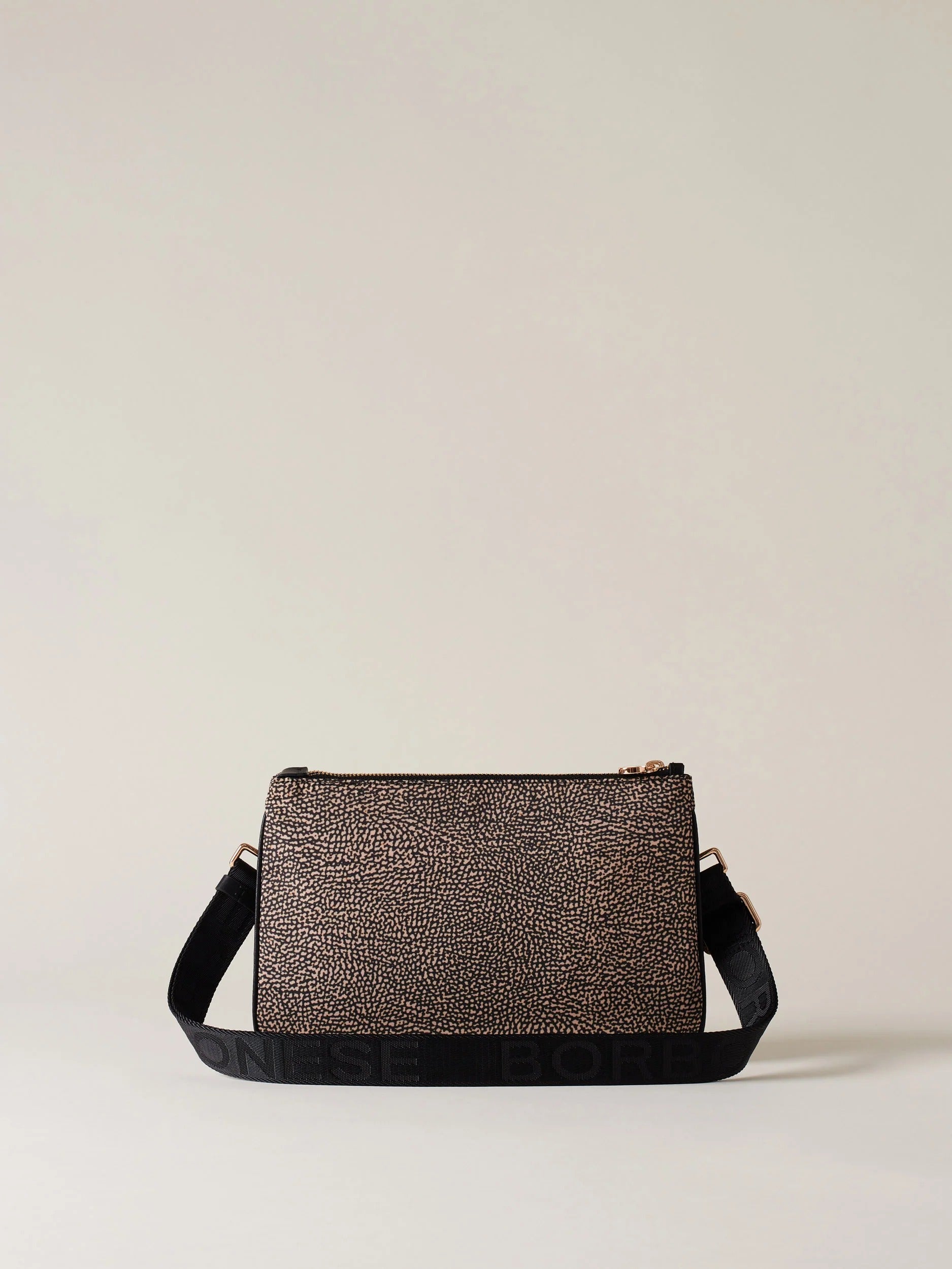 Borbonese Luna Small 934119 I15 borsa tracolla op nero