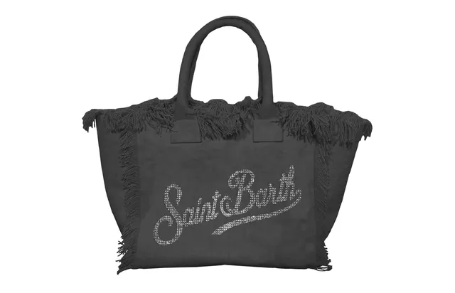 MC2 Saint Barth Vanity Borsa Nero Strass Cotone