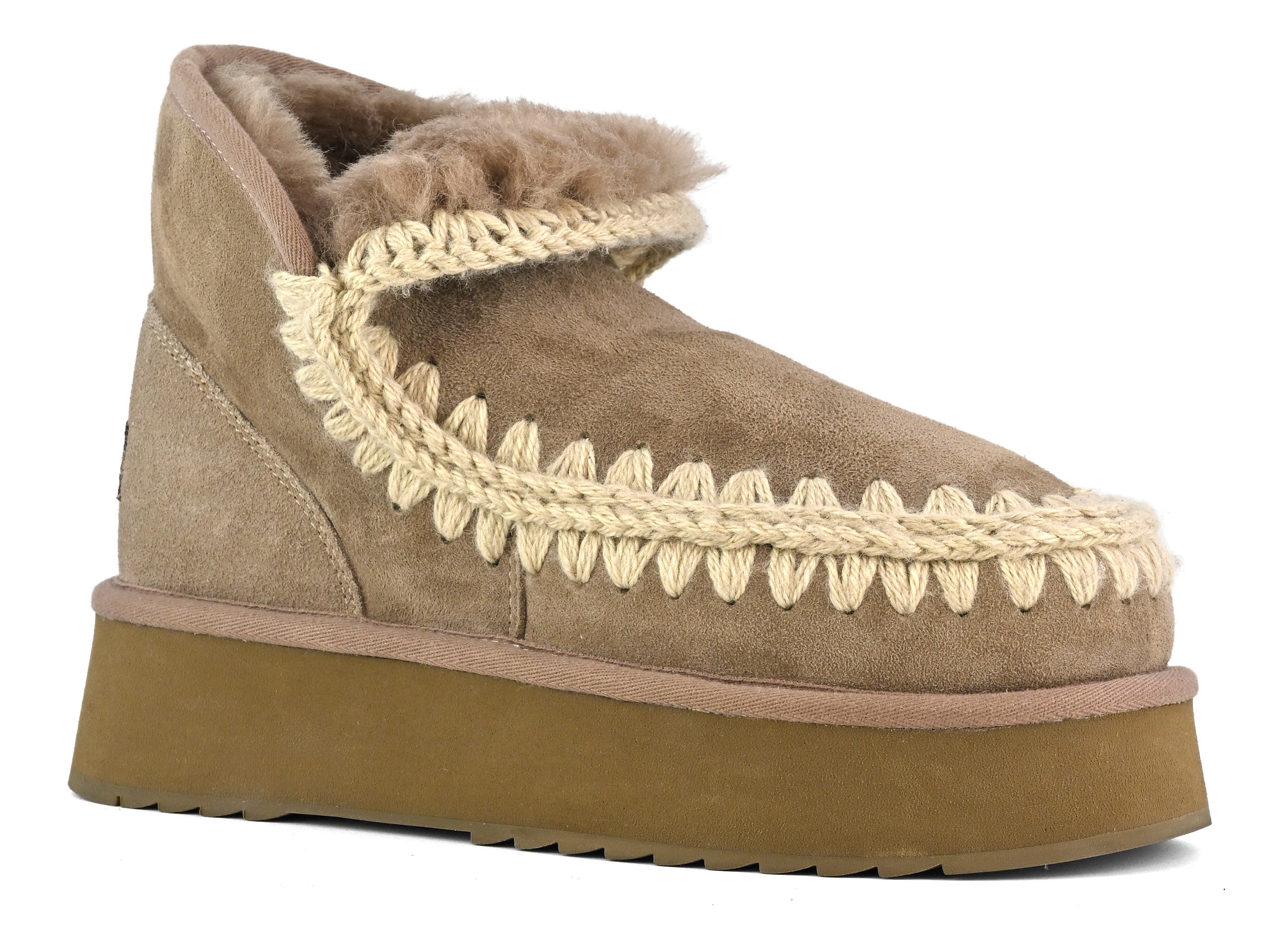 MOU Mini Eskimo FW681000A stivaletto donna Elephant Grey montone