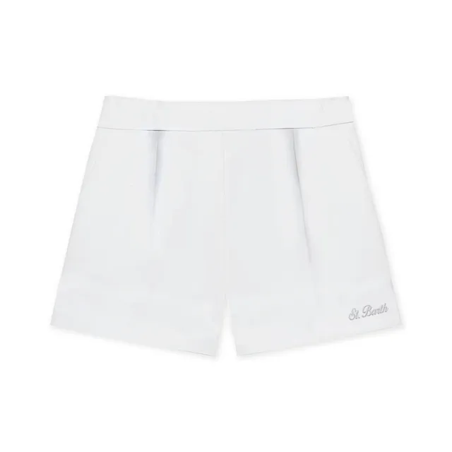 MC2 Saint Barth Amani 01294L Shorts Cotone Bianchi S