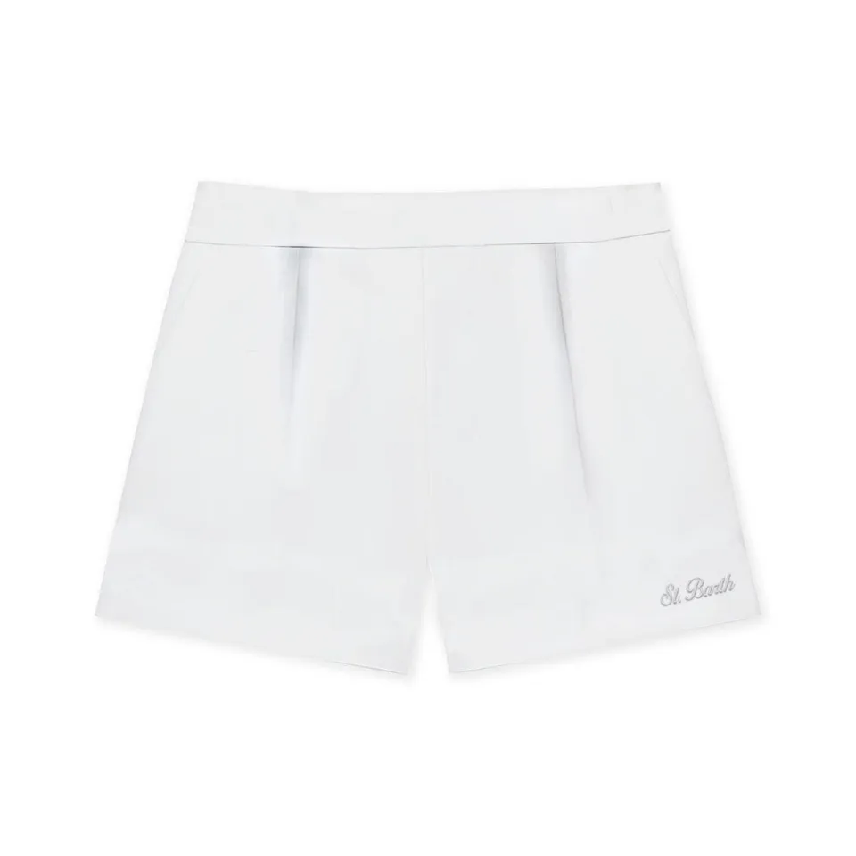 MC2 Saint Barth Amani 01294L Shorts Cotone Bianchi S