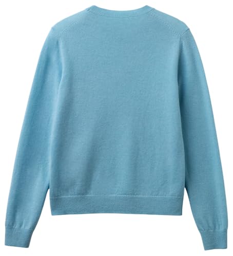Benetton Maglia Girocollo Donna Lana Merino