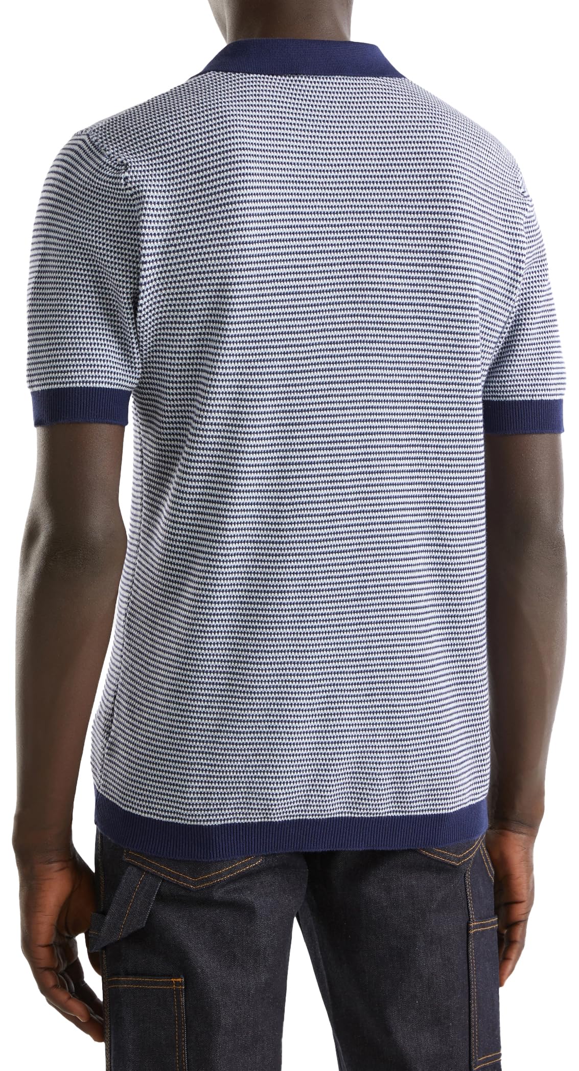 Benetton Polo Uomo Manica Corta XS in Maglieria