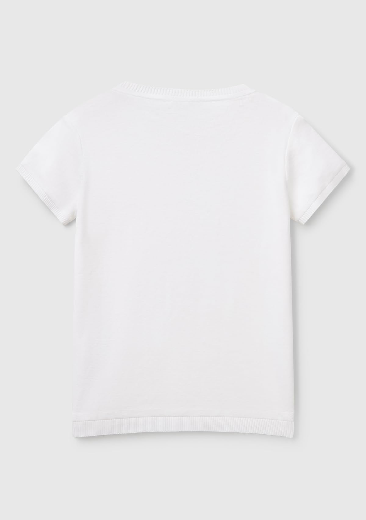 Benetton 1091d1m10 maglione donna girocollo Bianco 101