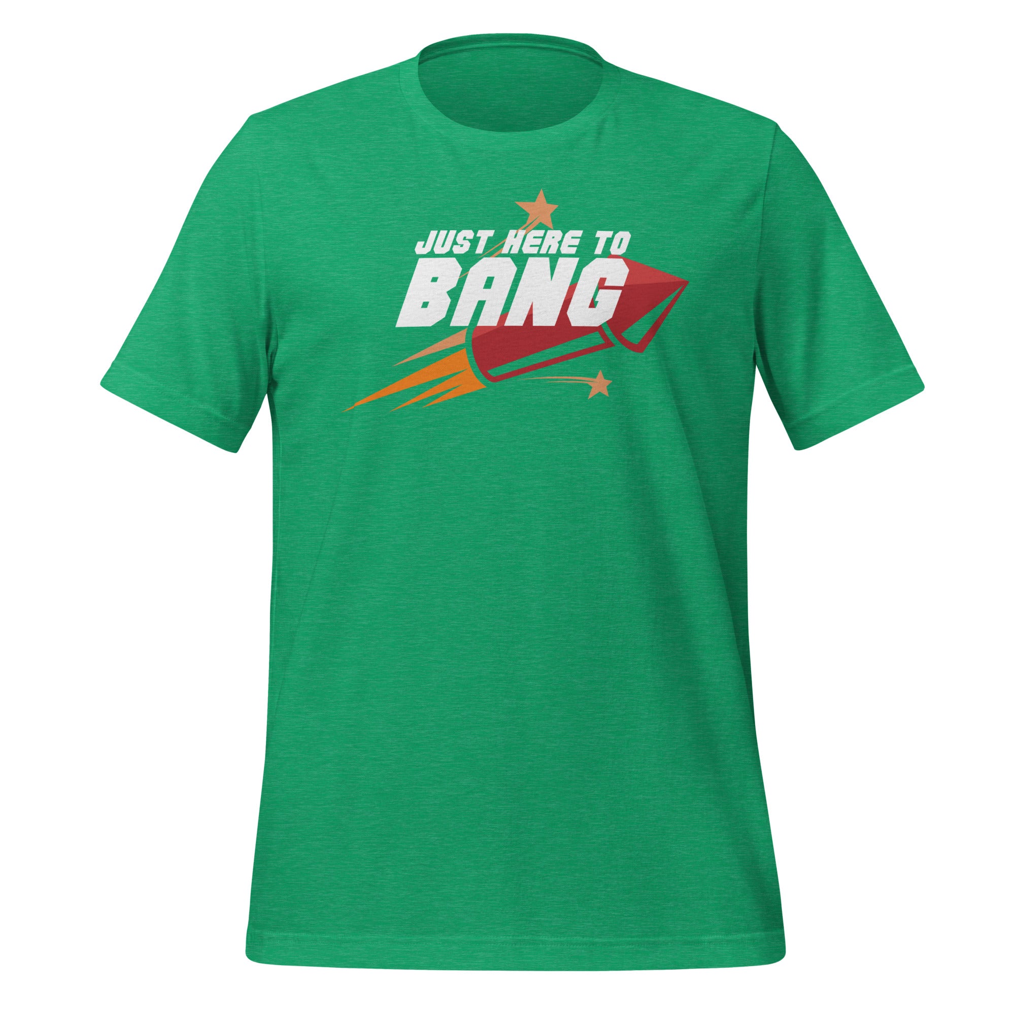Pure Trash Just Here To Bang T-shirt uomo cotone Black Heather