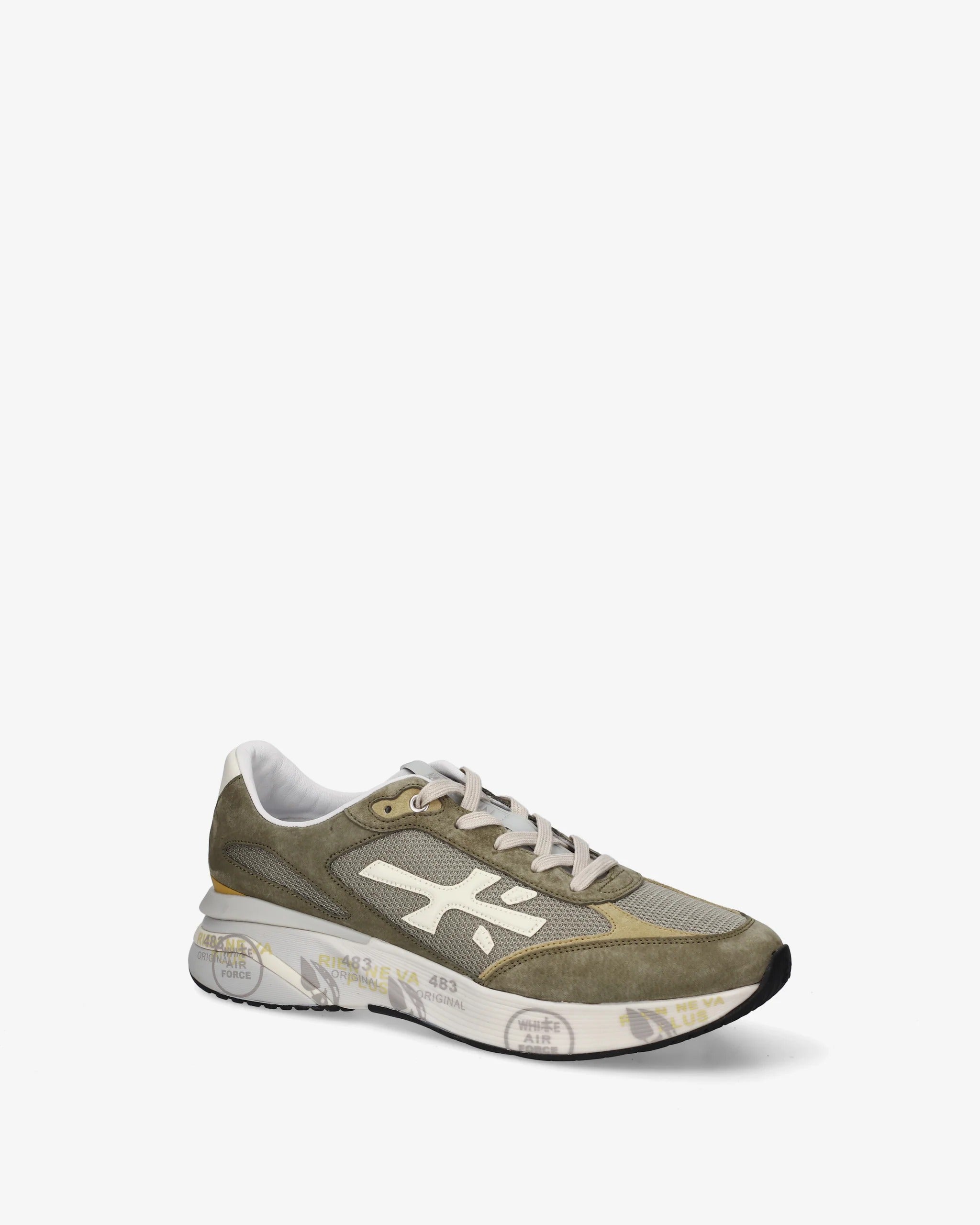 Premiata Moerun 8300 Sneakers Uomo Verde Militare Nylon