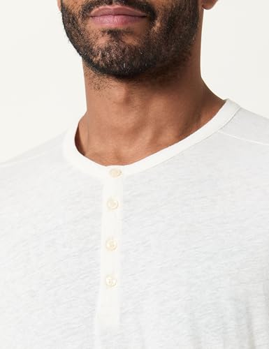 Benetton Serafino T-Shirt Maglietta Misto Lino Relax